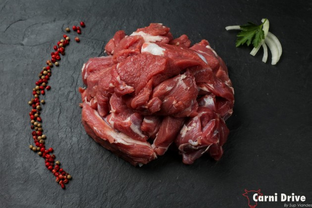 Sauté épaule d'agneau pour préparation