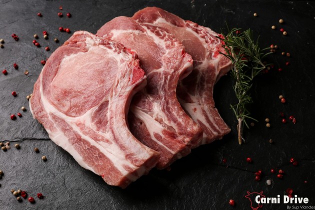 Côtes filet de porc pour 2 personnes