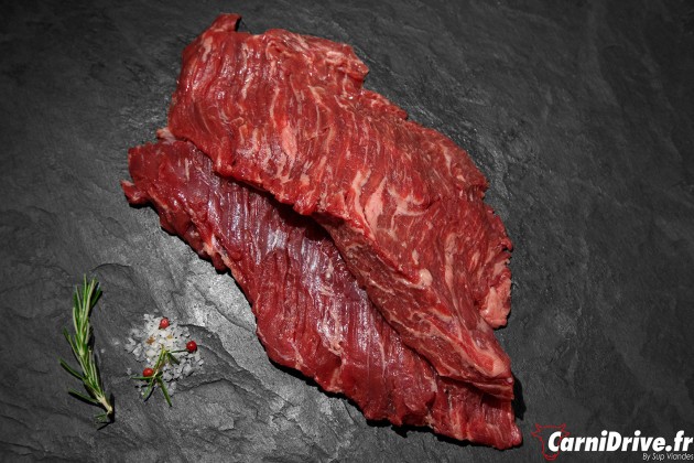 Bavette de boeuf Black Angus piécée 2x200g